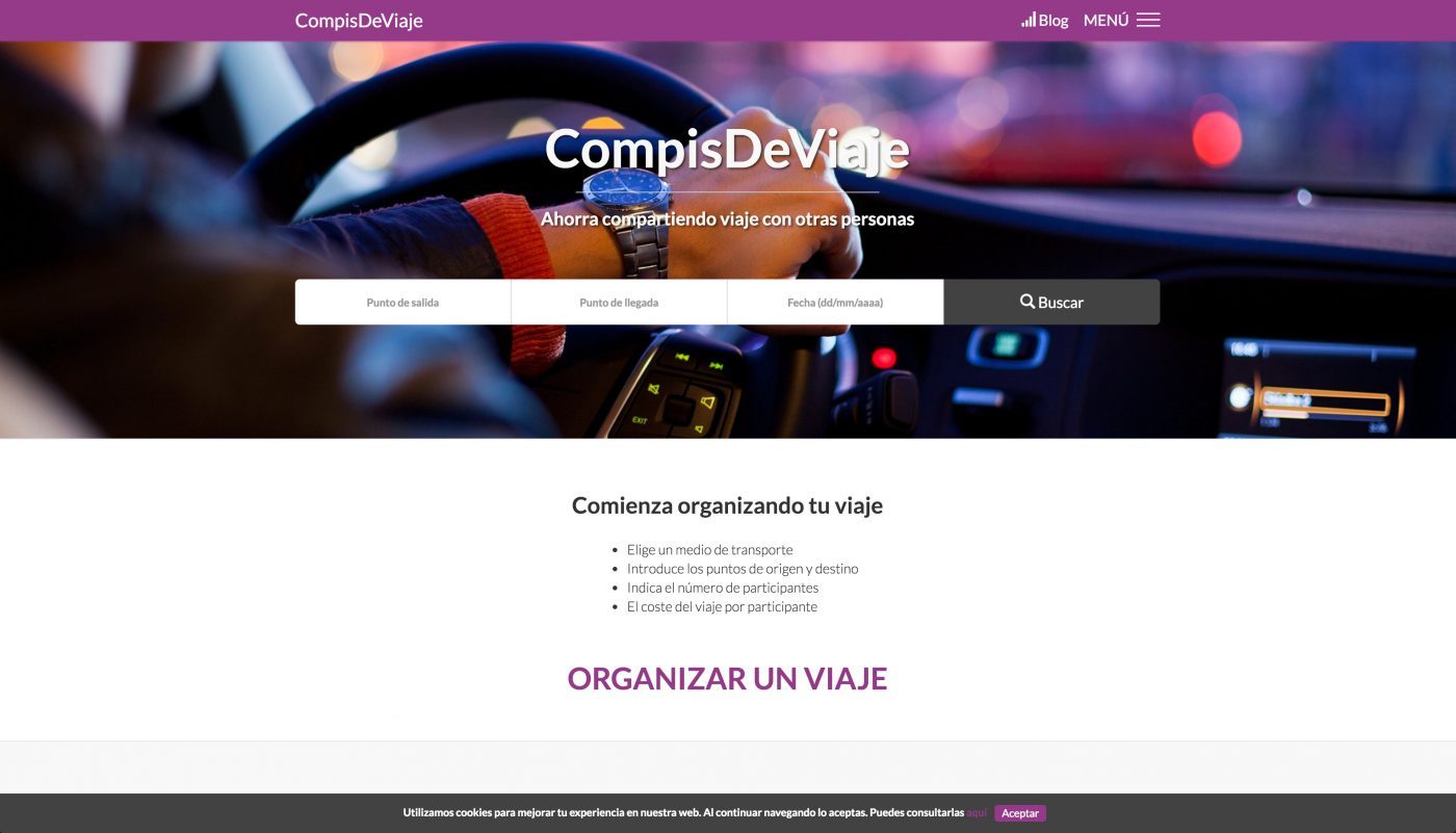 Web de Compisdeviaje.com