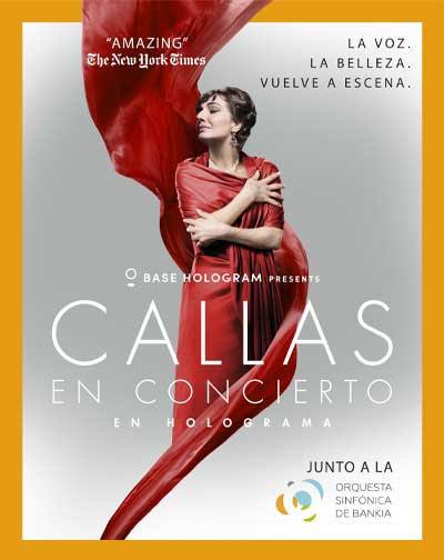 Cartel del espectáculo Callas En Concierto - En Holograma