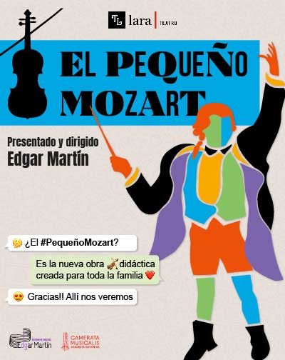 Cartel del espectáculo El Pequeño Mozart