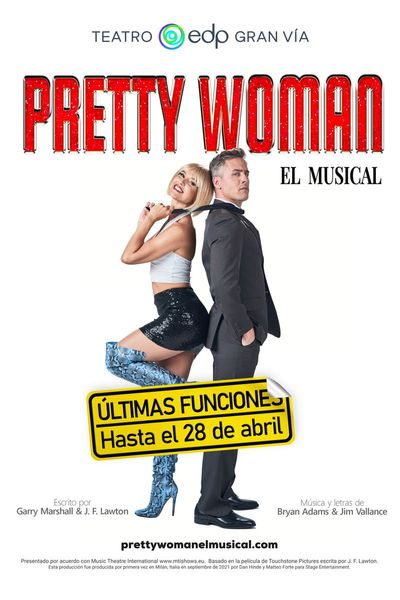 Cartel del espectáculo Pretty Woman - El Musical