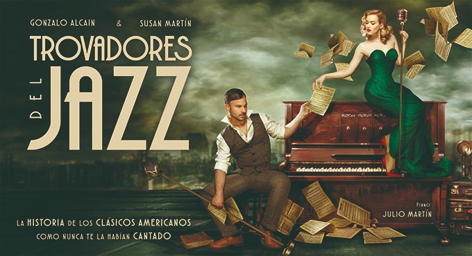 Cartel del espectáculo Trovadores del Jazz