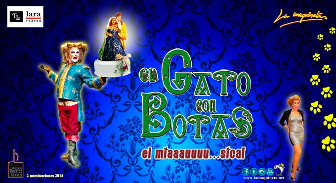 Cartel del espectáculo El gato con botas