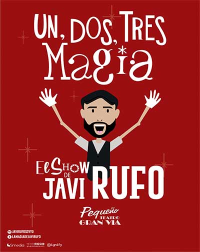 Cartel del espectáculo 1,2,3... ¡Magia! – Javi Rufo