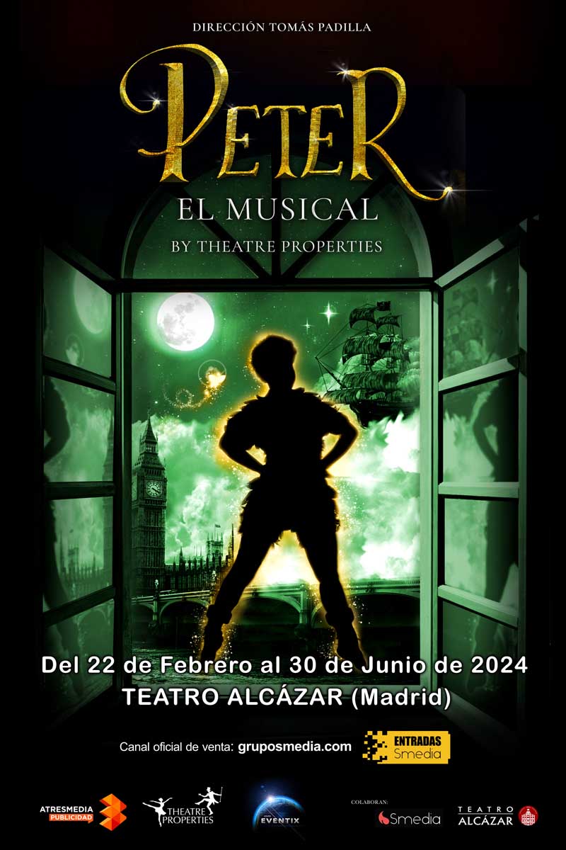 Cartel del espectáculo Peter, El Musical