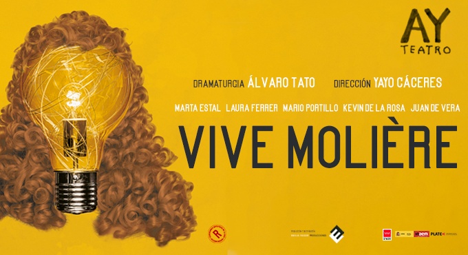 Cartel del espectáculo Vive Molière