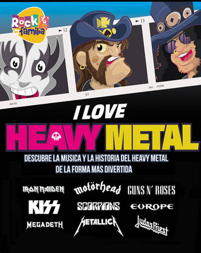 Cartel del espectáculo ROCK EN FAMILIA: I LOVE HEAVY METAL