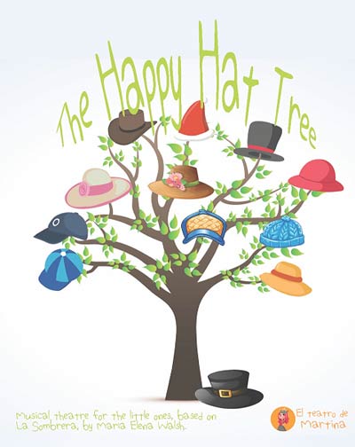 Cartel del espectáculo The happy hat tree