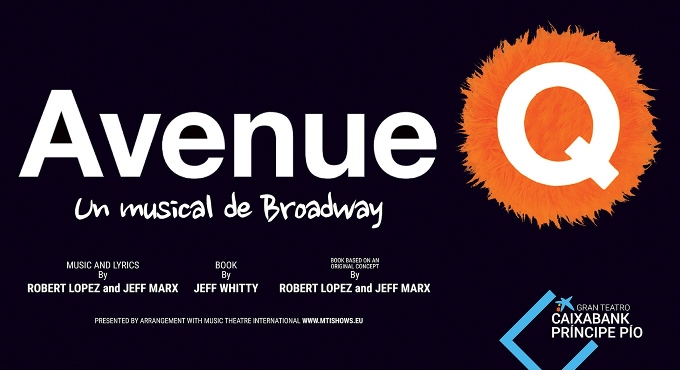 Cartel del espectáculo Avenue Q, El Musical