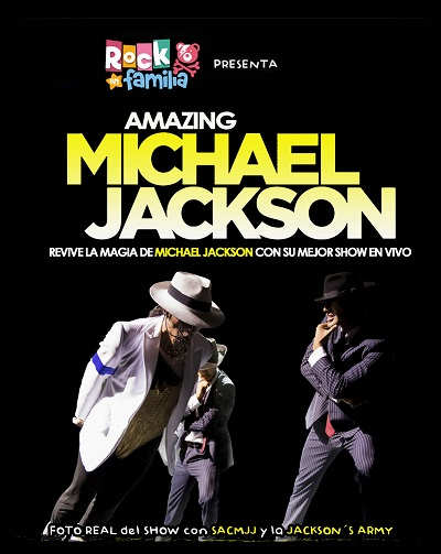 Cartel del espectáculo ROCK EN FAMILIA DESCUBRIENDO A MICHAEL JACKSON