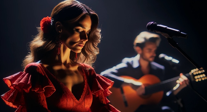 Cartel del espectáculo Noches de Flamenco (Cante)