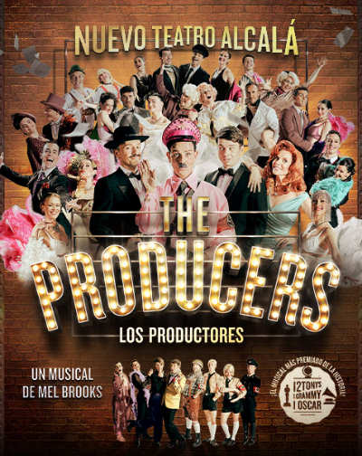 Cartel del espectáculo Entradas The Producers Madrid Teatro Alcalá