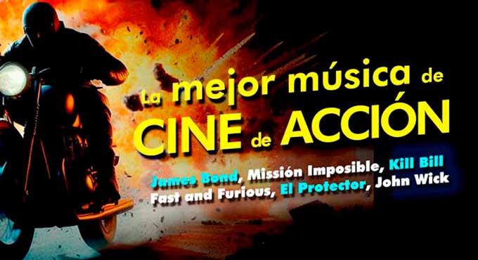 Cartel del espectáculo La Mejor Música de Cine de Acción