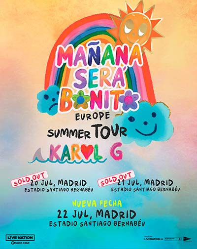 Cartel del espectáculo Karol G - Mañana Será Bonito Tour