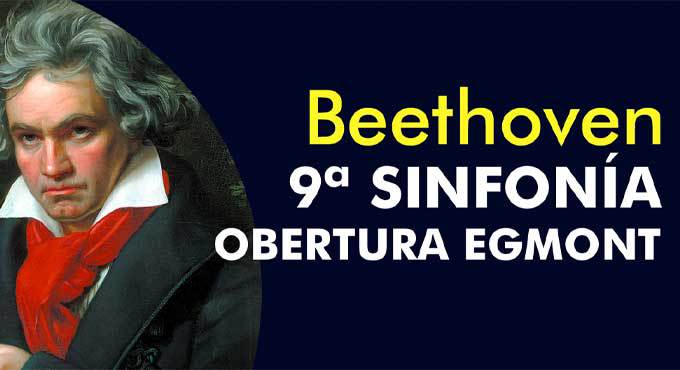 Cartel del espectáculo Beethoven 9ª sinfonía Opertura Egmont