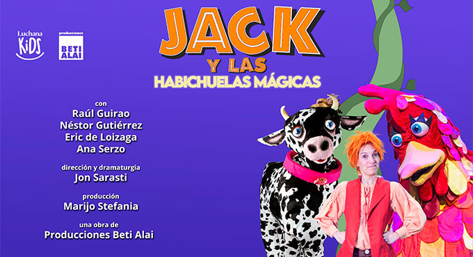 Cartel del espectáculo Jack y Las Habichuelas Mágicas