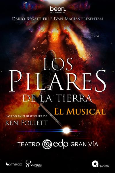 Cartel del espectáculo Los Pilares de la Tierra