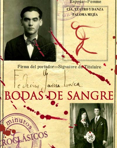 Cartel del espectáculo Bodas de Sangre