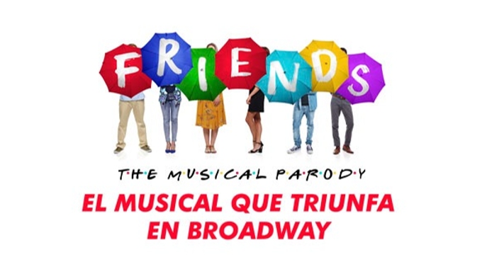 Cartel del espectáculo Friends: The Musical Parody