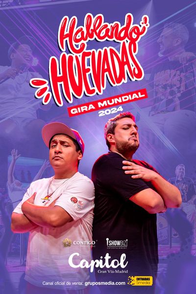 Cartel del espectáculo Hablando Huevadas