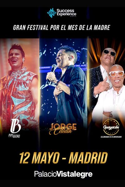 Cartel del espectáculo Jorge Celedón + Guayacán Orquesta