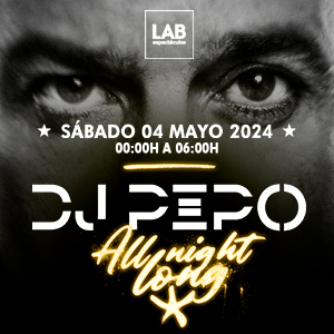 Cartel del espectáculo PEPO ALL NIGHT LONG. 35 Aniversario