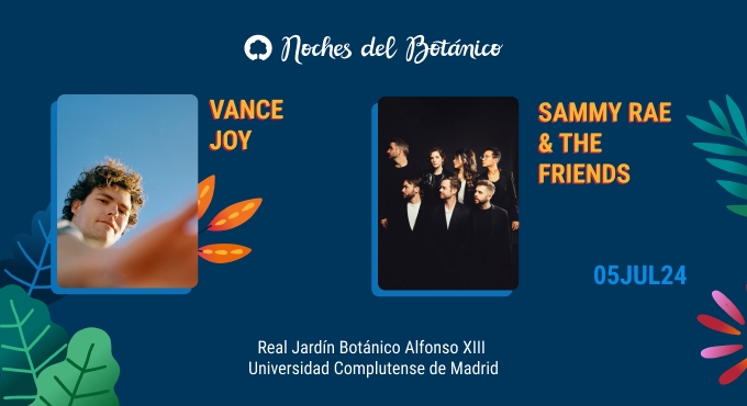 Cartel del espectáculo Vance Joy, Sammy Rae & The Friends