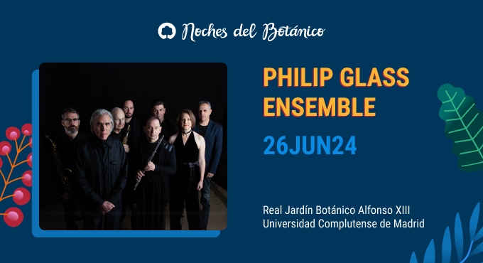 Cartel del espectáculo PHILIP GLASS ENSEMBLE