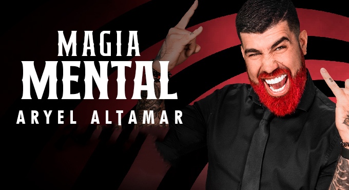 Cartel del espectáculo La Magia Mental de Aryel Altamar