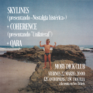 Cartel del espectáculo SKYLINES + COHERENCE + QARA