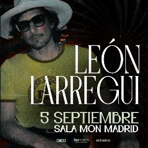 Cartel del espectáculo León Larregui en Madrid