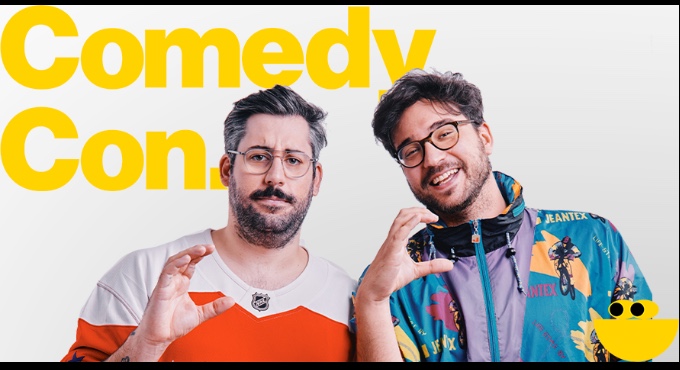 Cartel del espectáculo Comedy Con - Fer Bleda y Evencio Criado