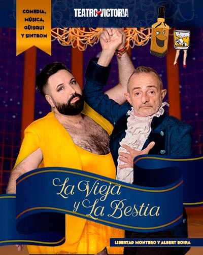 Cartel del espectáculo La Vieja y La Bestia