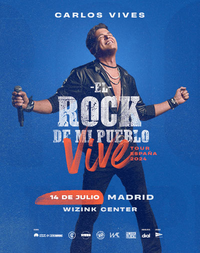 Cartel del espectáculo Carlos Vives - El Rock de mi Pueblo Vive