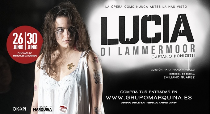 Cartel del espectáculo Lucia Di Lammermoor