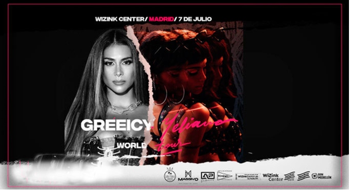 Cartel del espectáculo Greeicy - World Tour #Greeicyyeliana