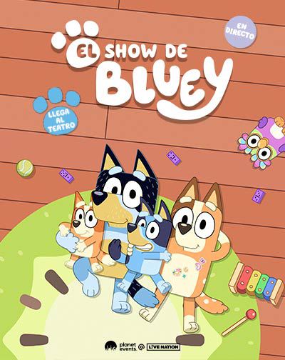 Cartel del espectáculo El Show De Bluey