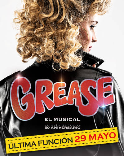 Cartel del espectáculo Grease El Musical