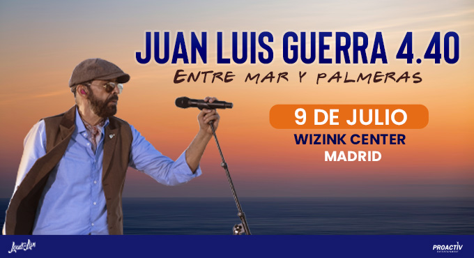 Cartel del espectáculo Juan Luis Guerra