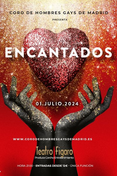 Cartel del espectáculo Encantados - Coro de Hombres Gays de Madrid