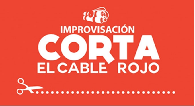 Cartel del espectáculo Corta el Cable Rojo