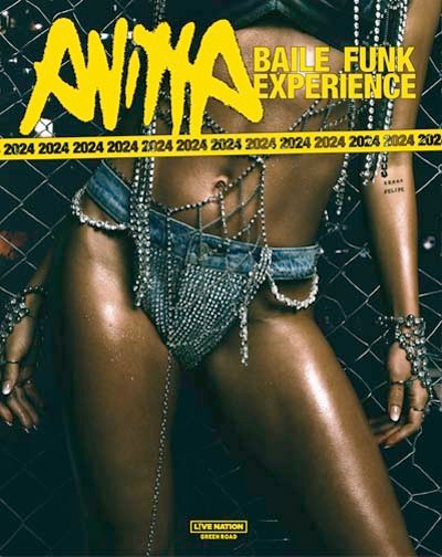 Cartel del espectáculo Anitta - Baile Funk Experience