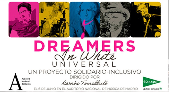 Cartel del espectáculo Dreamers in White Universal