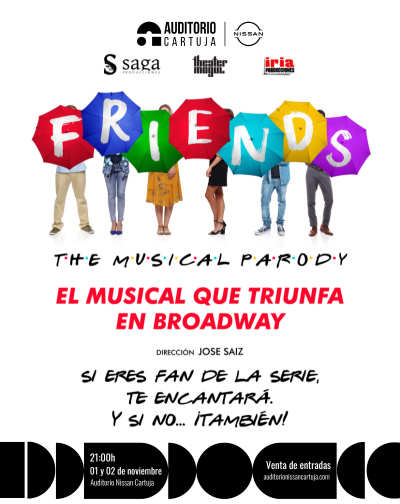 Cartel del espectáculo Friends: The Musical Parody