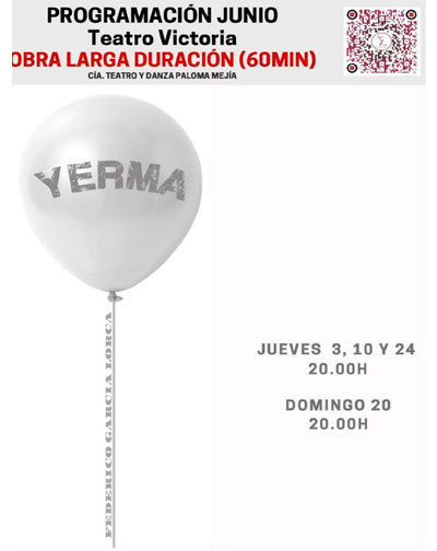 Cartel del espectáculo Yerma