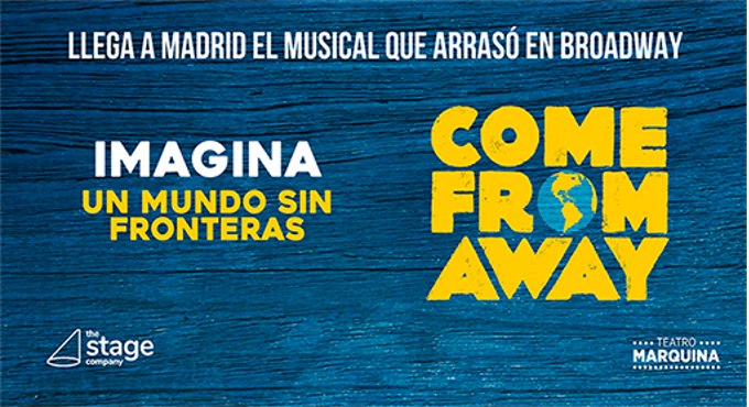 Cartel del espectáculo Come From Away