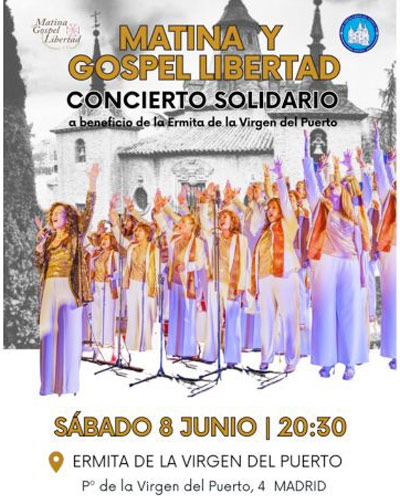 Cartel del espectáculo Matina y Gospel Libertad