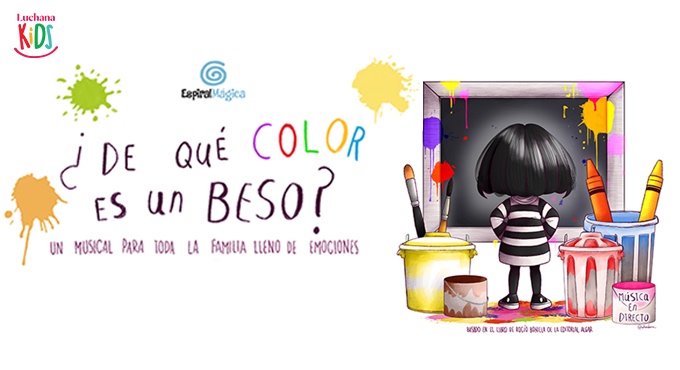 Cartel del espectáculo ¿De Qué Color es un Beso? Un Lienzo Musical