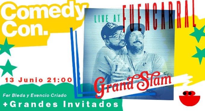 Cartel del espectáculo Comedy Con: Fer Bleda y Evencio Criado