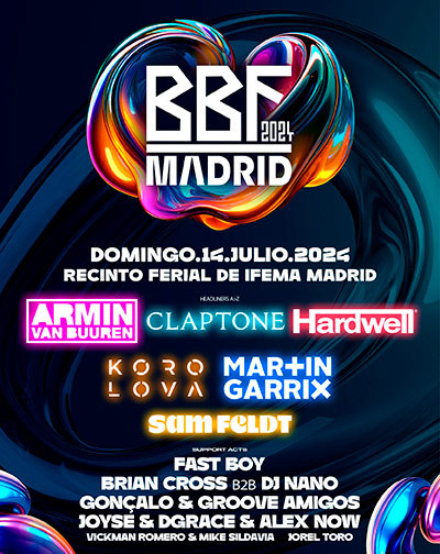 Cartel del espectáculo BBF Madrid 2024