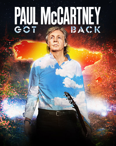 Cartel del espectáculo Paul McCartney - Got Back Tour - VIP